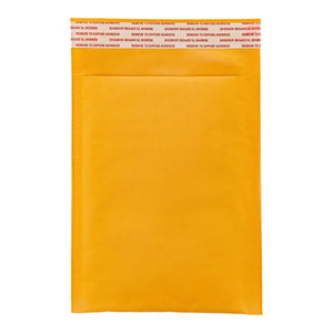 Kraft Mailer #2, Yellow, 8.5"X11.5", Bubble lined